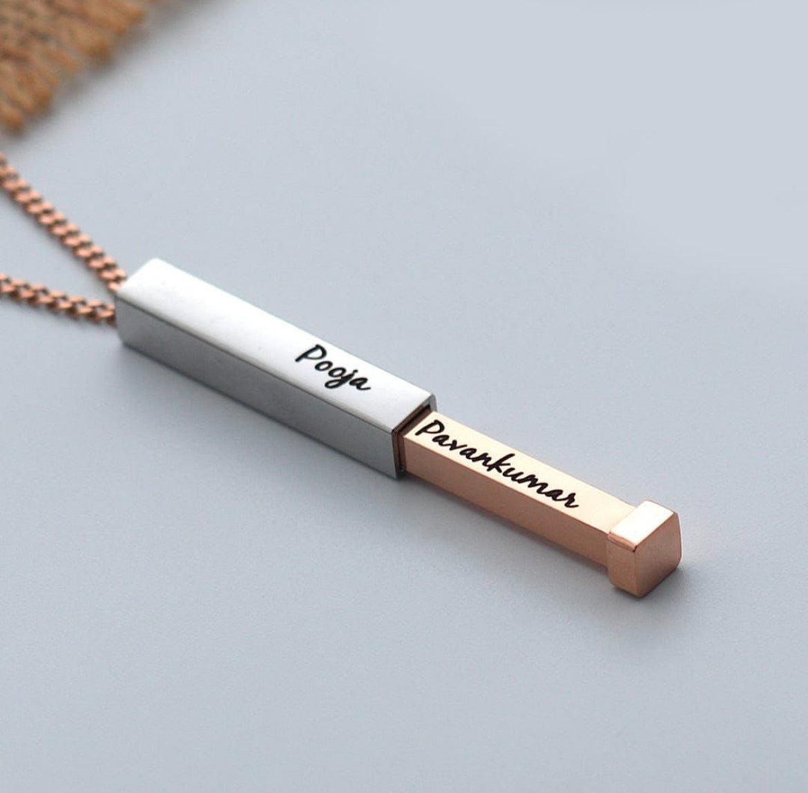 Custom Secret Bar Necklace - Where Love Meets Elegance