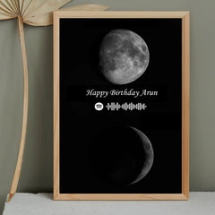 Personalized Spotify Moon Frames – Music Meets Memories