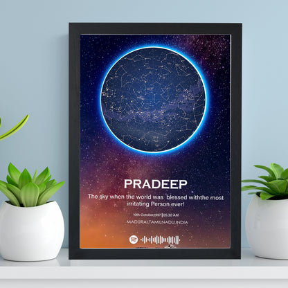 Personalised Star Map Frames – Your Special Date in the Stars