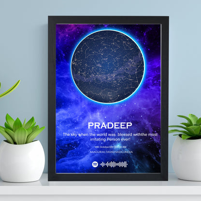 Personalised Star Map Frames – Your Special Date in the Stars