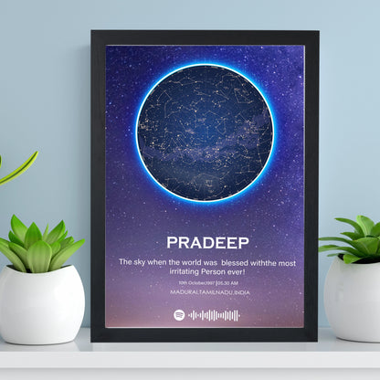 Personalised Star Map Frames – Your Special Date in the Stars