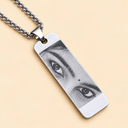 Custom Eye Pendant Necklace – Wear Their Gaze Close