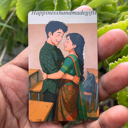 Custom Photo Wallet Card | Personalized Wallet Insert with Picture & Message