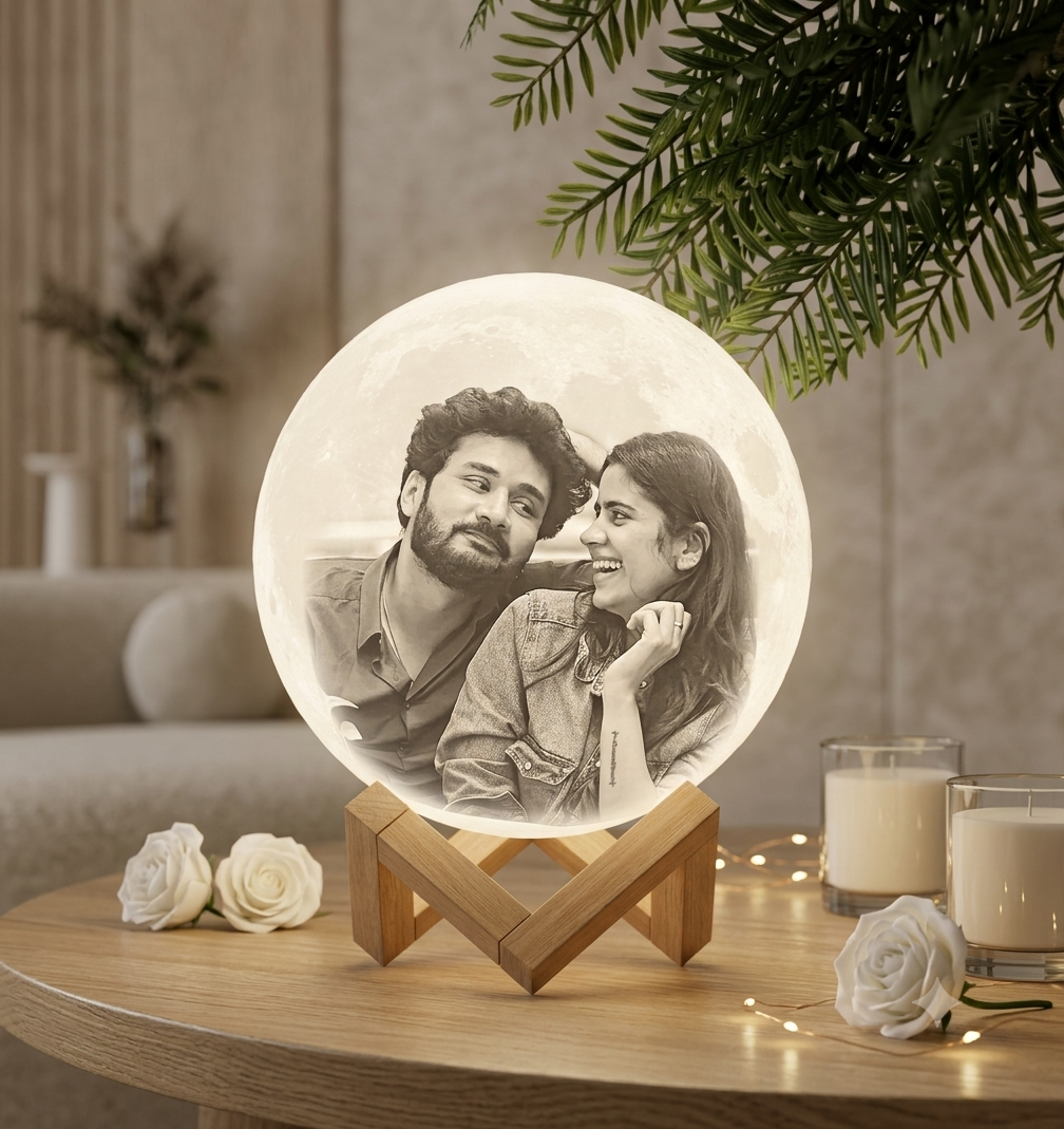 Personalized Photo Moon Lamp