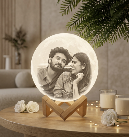 Personalized Photo Moon Lamp