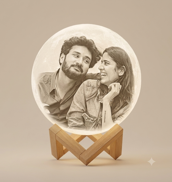 Personalized Photo Moon Lamp