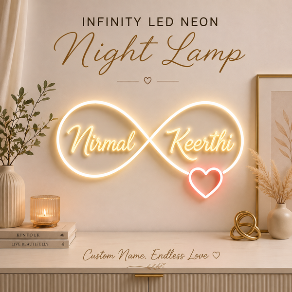 Infinity LED Neon Night Lamp