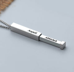 Custom Secret Bar Necklace - Where Love Meets Elegance
