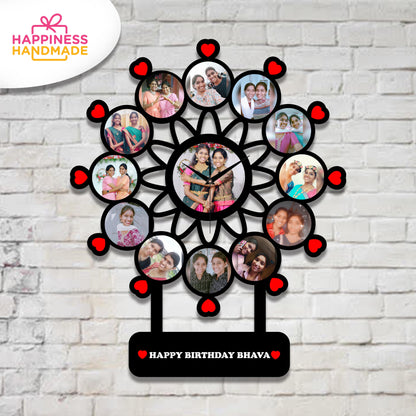 Personalized  Photo Wall Clock