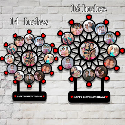 Personalized  Photo Wall Clock