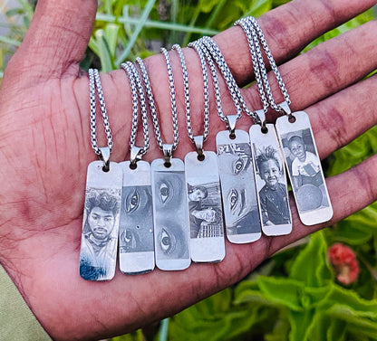 Custom Eye Pendant Necklace – Wear Their Gaze Close