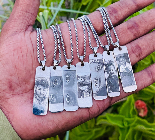 Custom Eye Pendant Necklace – Wear Their Gaze Close hover