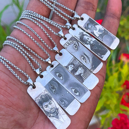 Custom Eye Pendant Necklace – Wear Their Gaze Close