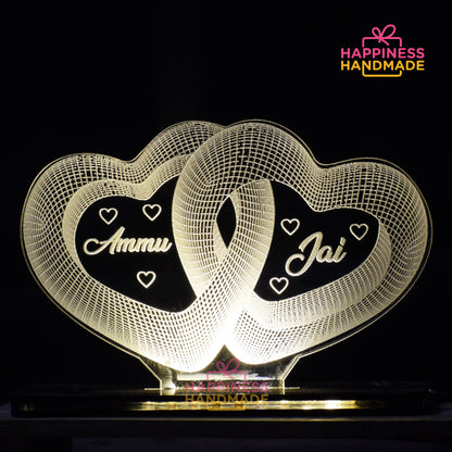 Romantic 3D Night Lamp: Where Love Glows Forever