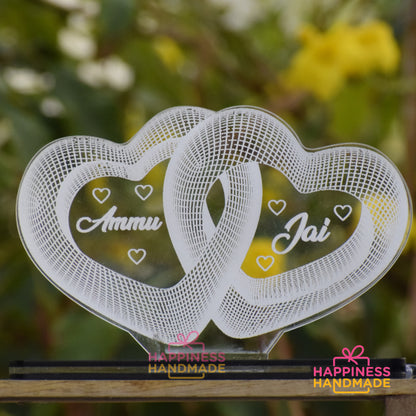 Romantic 3D Night Lamp: Where Love Glows Forever