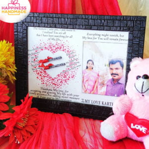 Personalized Pencil Carving Photo Frame